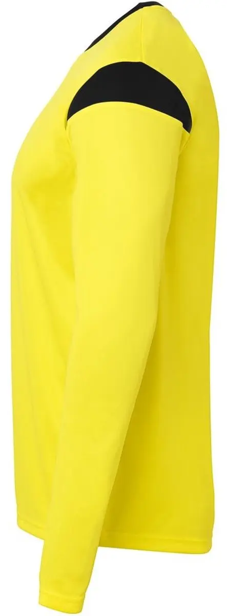 Uhlsport Squad 27 Voetbalshirt Lange Mouw Heren - Limoen/Zwart 3XL