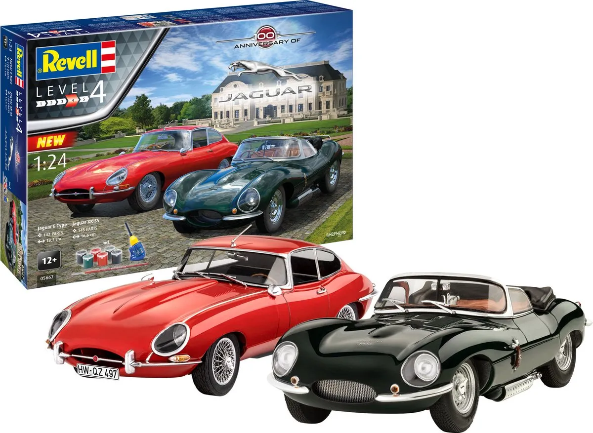 Revell 05667 Jaguar 100th Anniversary Modelbouwpakket
