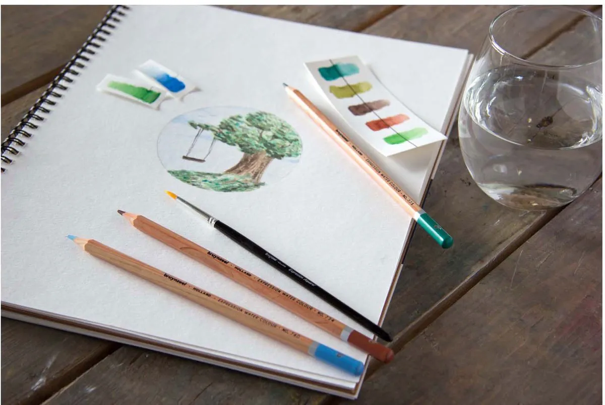 BRUYNZEEL Expression Aquarelpotloden 36 Stuks - 7mm