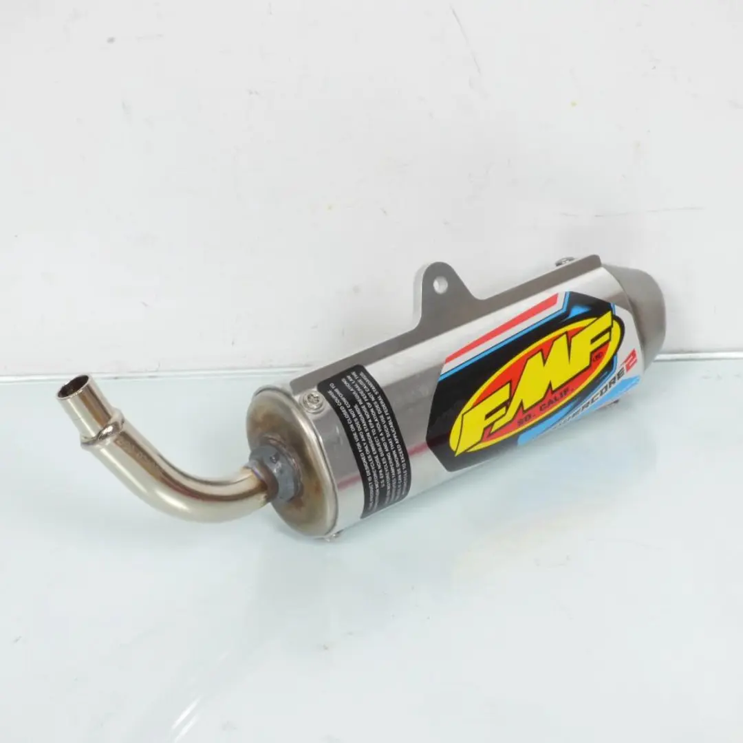 Silencieux pot d échappement pour moto Yamaha 50 PW 1983 à 2023 FMF POWERCORE