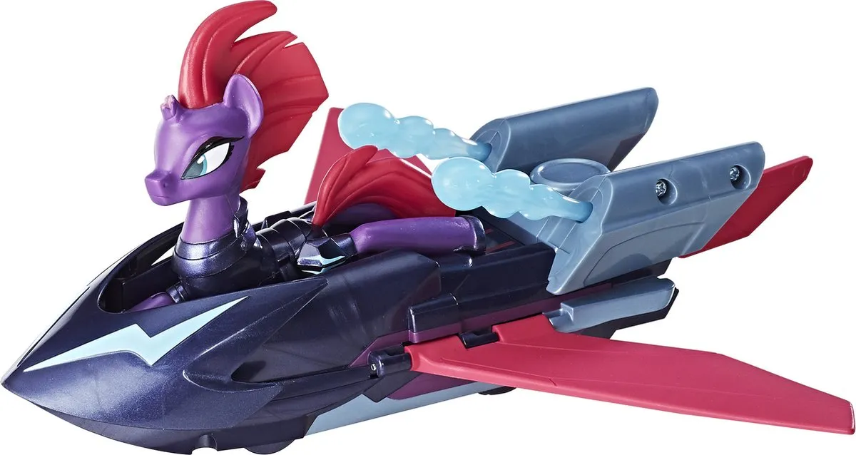 Hasbro My Little Pony C1060EU40 Speelgoedfiguur - Grijs/Rood/Zwart