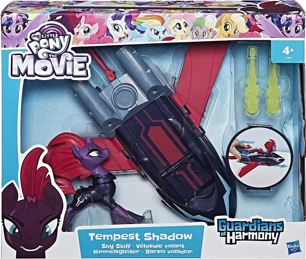 Hasbro My Little Pony C1060EU40 Speelgoedfiguur - Grijs/Rood/Zwart