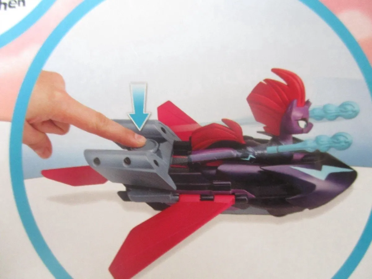 Hasbro My Little Pony C1060EU40 Speelgoedfiguur - Grijs/Rood/Zwart