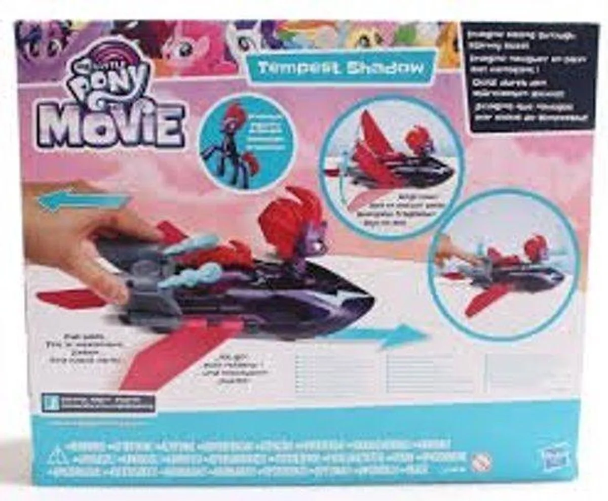Hasbro My Little Pony C1060EU40 Speelgoedfiguur - Grijs/Rood/Zwart