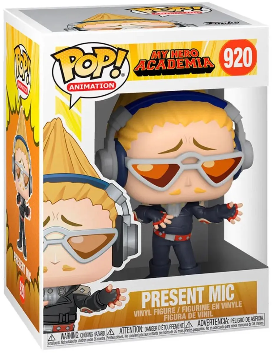 Funko My Hero Academia POP! Animation Present Mic - 9cm - Multicolours - afbeelding 6 van 6