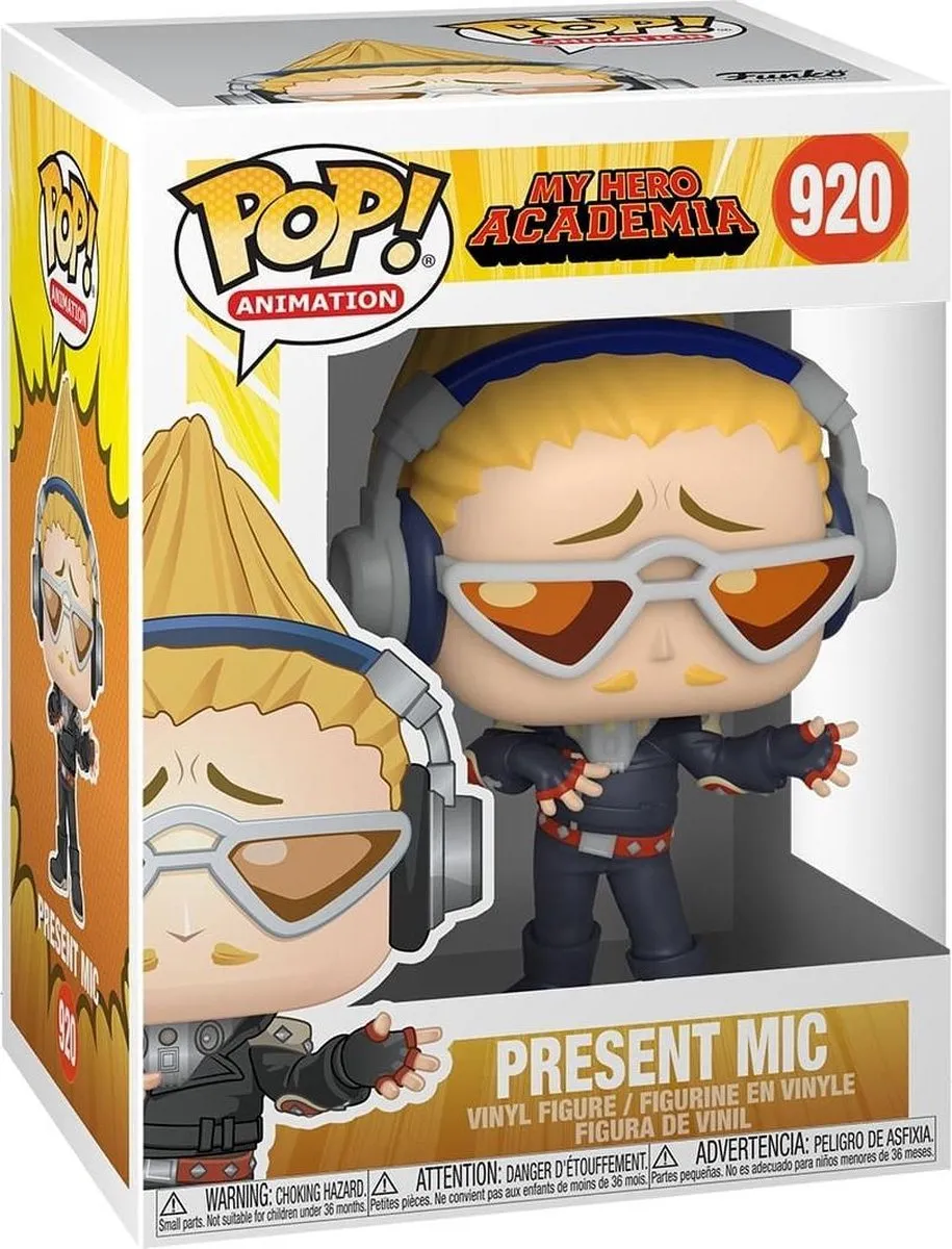 Funko My Hero Academia POP! Animation Present Mic - 9cm - Multicolours