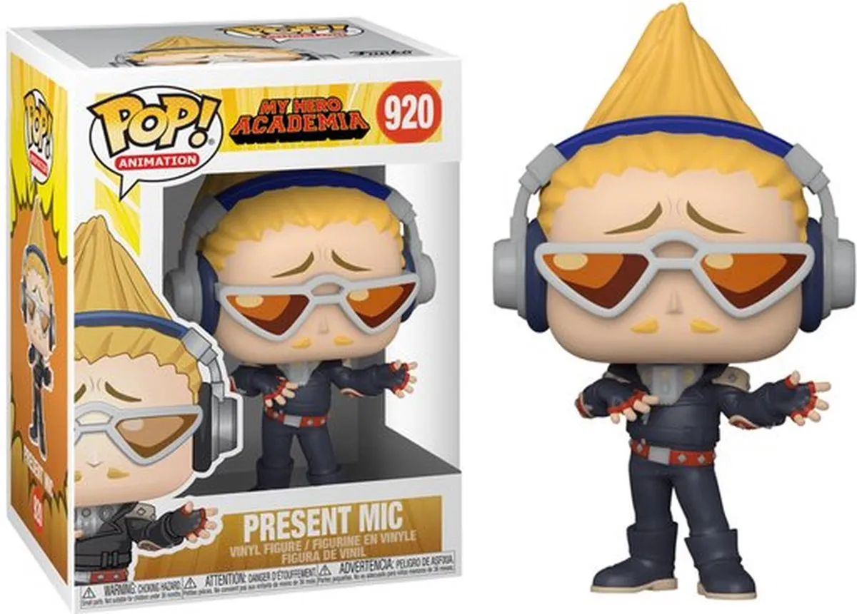 Funko My Hero Academia POP! Animation Present Mic - 9cm - Multicolours