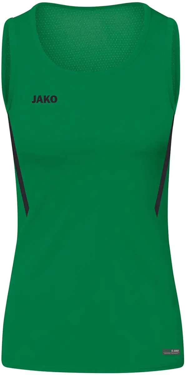 Jako Challenge Tanktop Dames - Sportgroen/Zwart 40