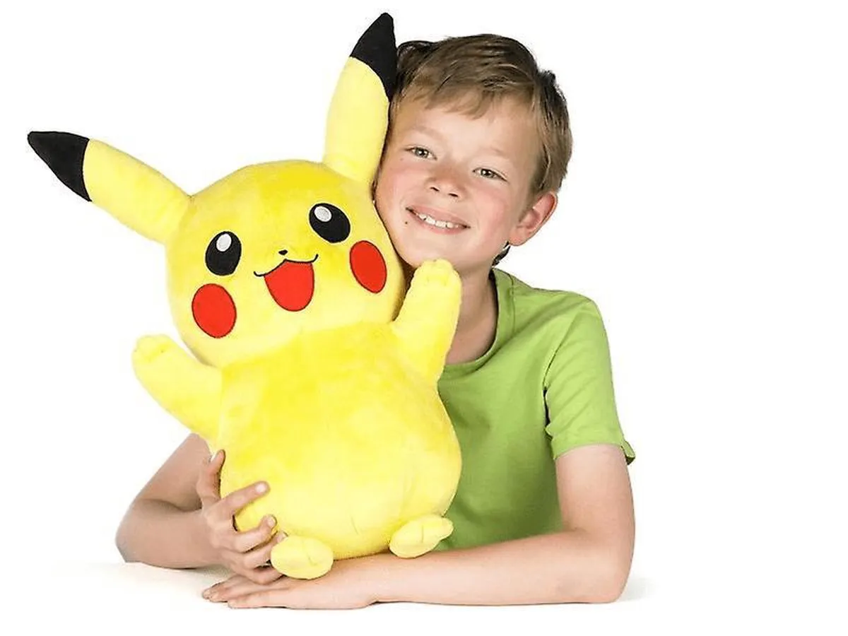 Tomy Pokémon Pluche Knuffel Pikachu - 45 cm - Geel