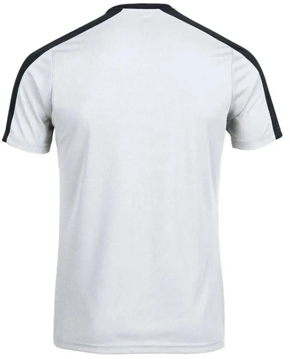 Joma Eco-Championship Shirt Korte Mouw Kinderen 104 - Wit/Zwart