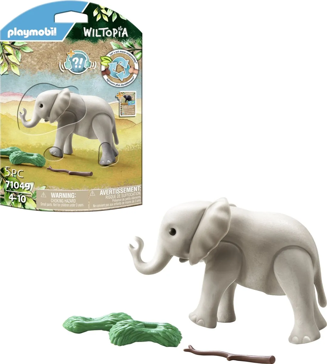 Playmobil Wiltopia Baby Olifant 71049 - Multicolor