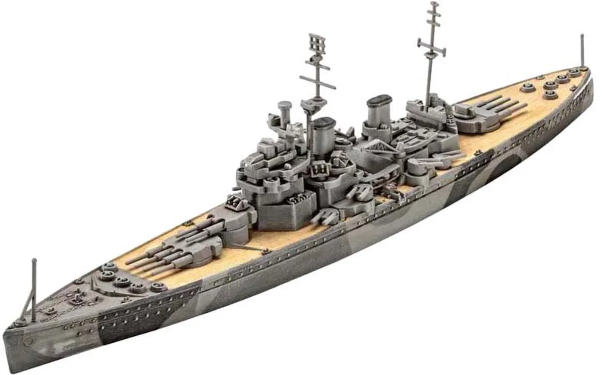 Revell Battleship HMS Duke of York 65182 Modelbouwpakket - 1:1200 - Multi