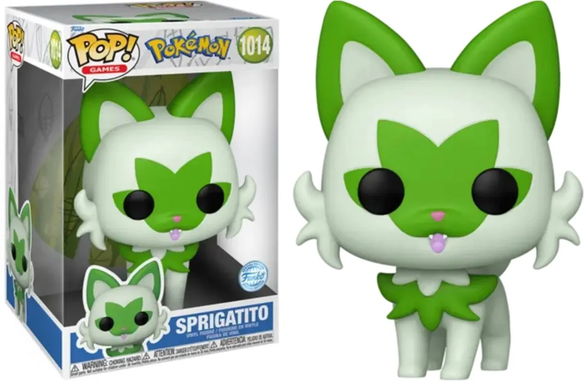 Funko Pop Jumbo Sprigatito Pokémon 25cm - Multi