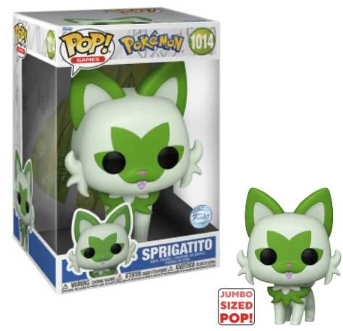 Funko Pop Jumbo Sprigatito Pokémon 25cm - Multi