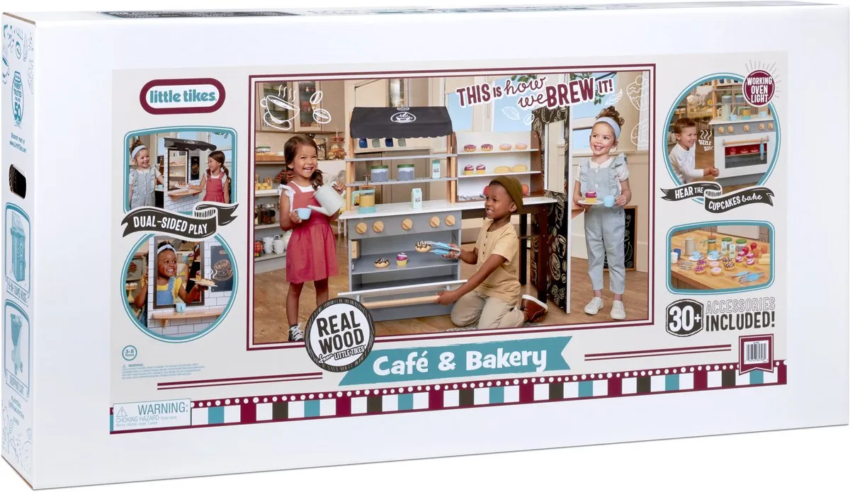 Little Tikes Wood Café Speelkeuken 657962EUC
