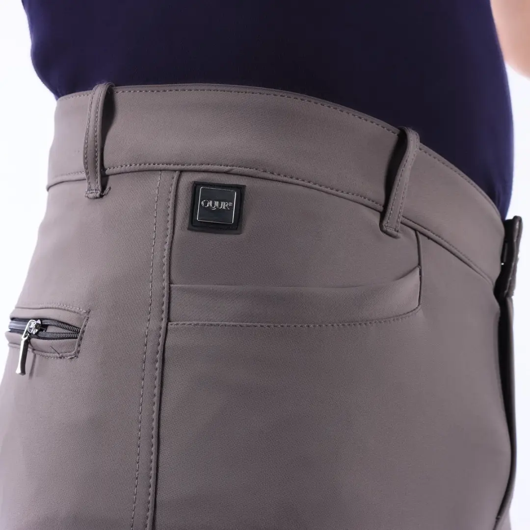 QUUR Qcaz Knie Grip Rijbroek Men - 54 Donkergrijs