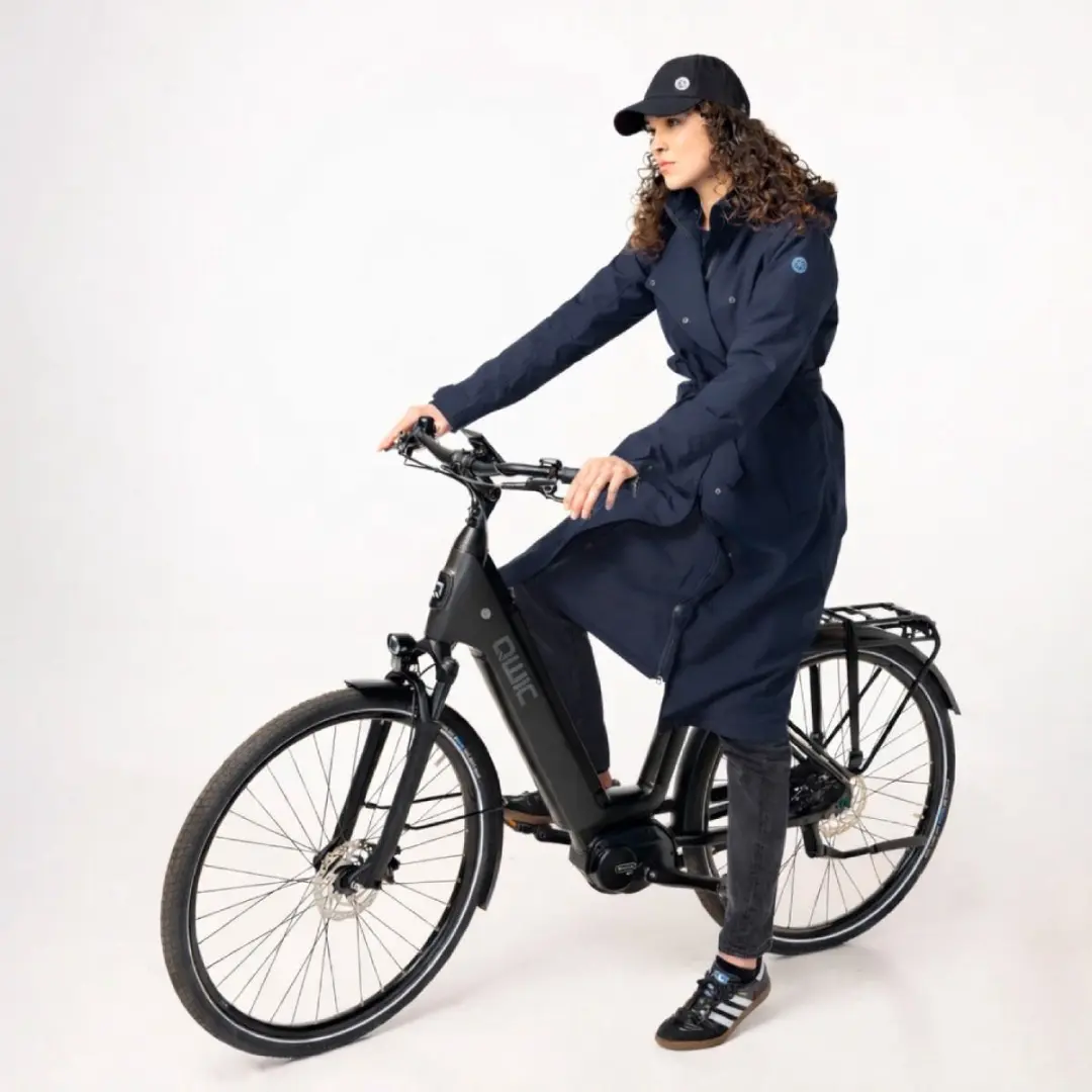 AGU Trench Coat Dames Regenjas Deep Marine - Waterdicht 5.000mm - afbeelding 6 van 6