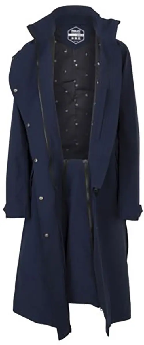 AGU Trench Coat Dames Regenjas Deep Marine - Waterdicht 5.000mm - afbeelding 3 van 6