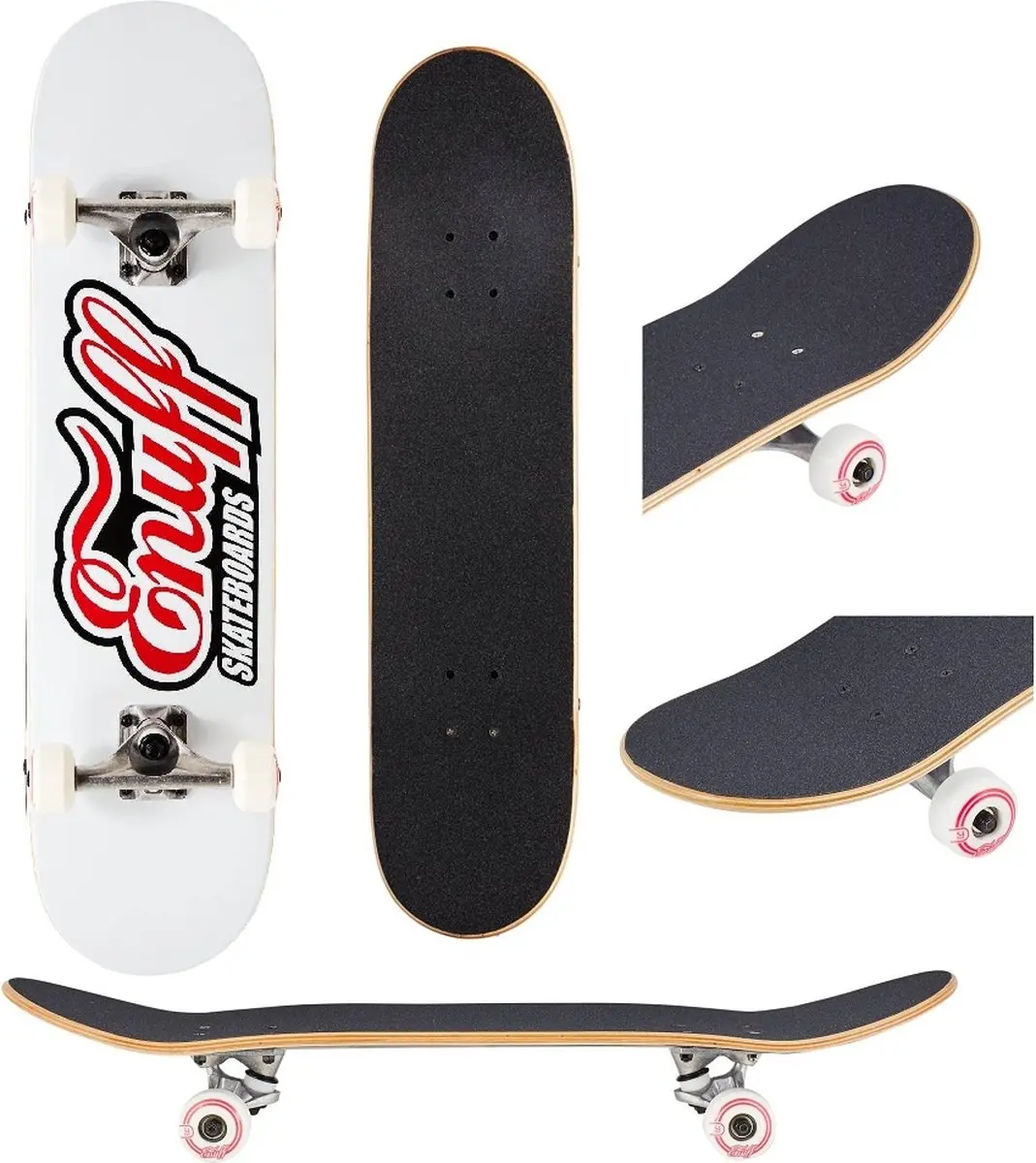 Enuff Classic Skateboard 8 - Wit - afbeelding 4 van 5