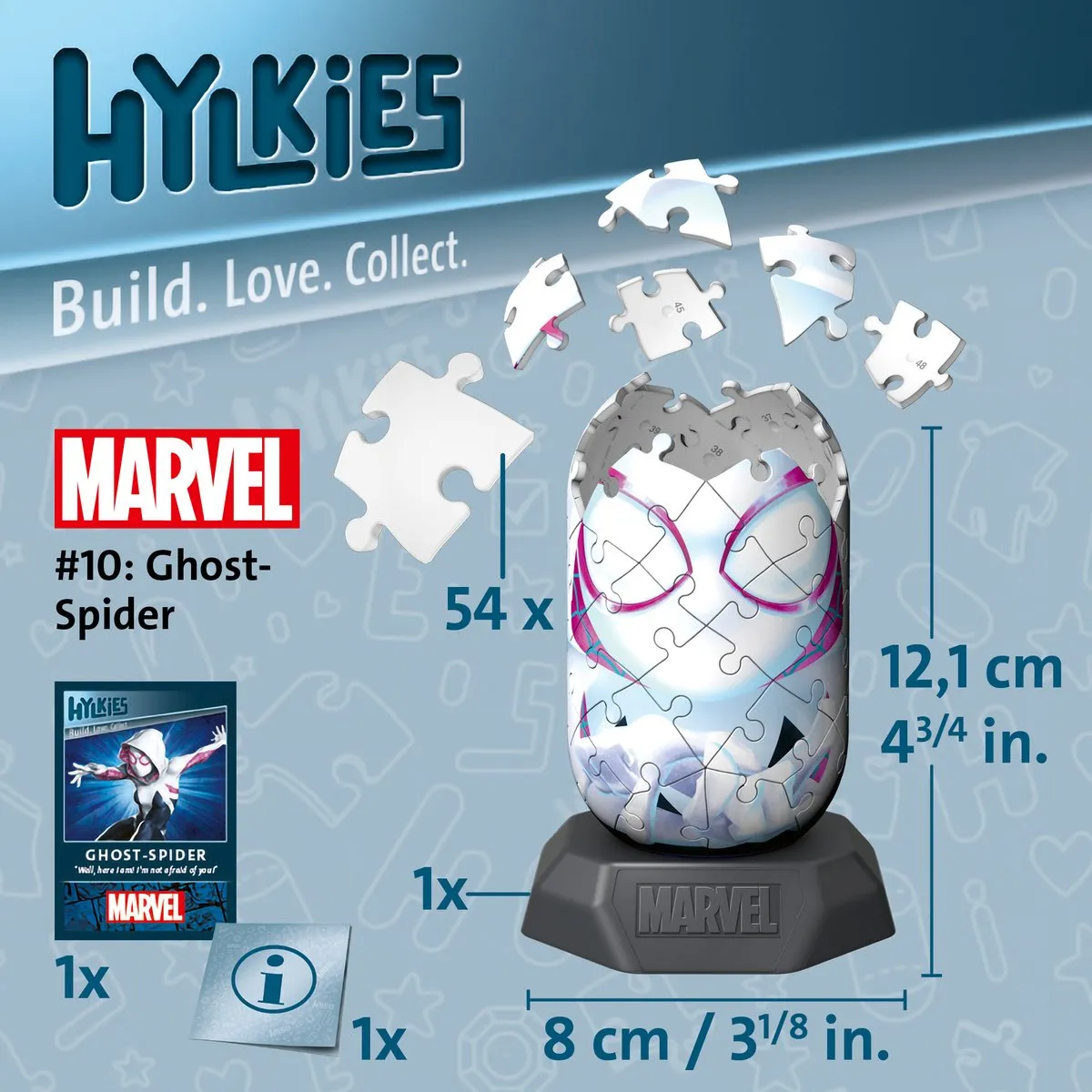 Ravensburger Hylkies Marvel Ghost Spider Capsule Figuur - afbeelding 6 van 6