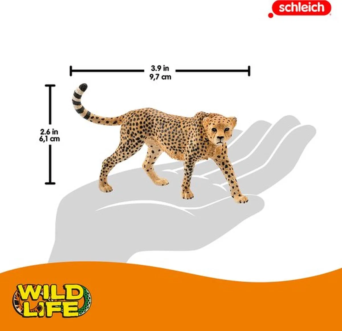 Schleich Cheeta 17056 - Zwart/Bruin