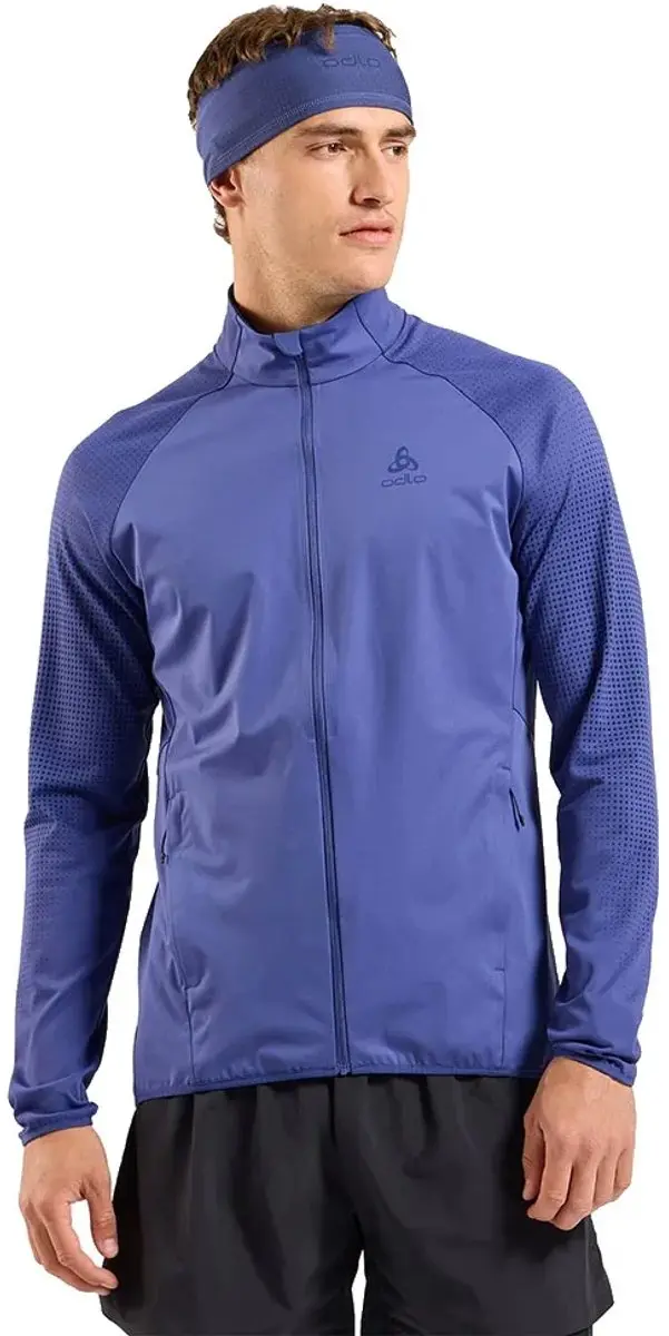 Odlo Zeroweight Warm Hybrid Jas Blauw XL Man