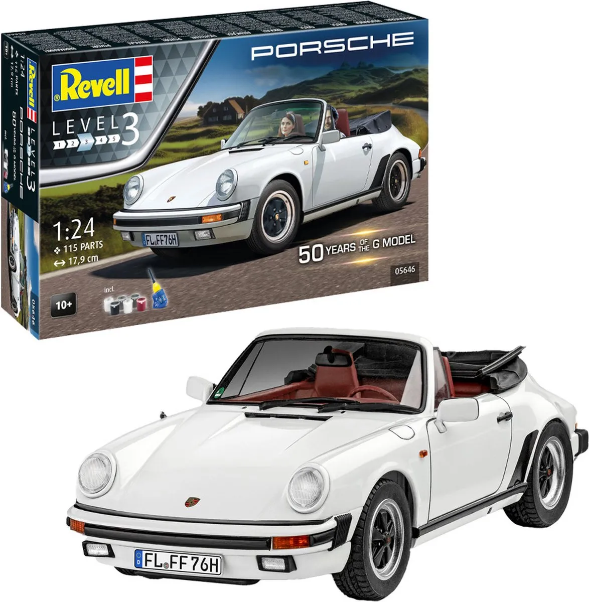 Revell Porsche 911 G-Model Cabrio Modelbouwpakket 1:24