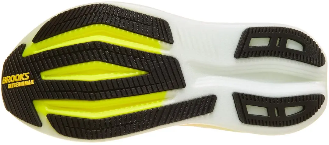 Brooks Glycerin Max 2 Dames Hardloopschoenen 37.5 - White/Cyber Yellow/Nightlife