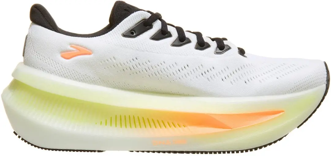 Brooks Glycerin Max 2 Dames Hardloopschoenen 37.5 - White/Cyber Yellow/Nightlife