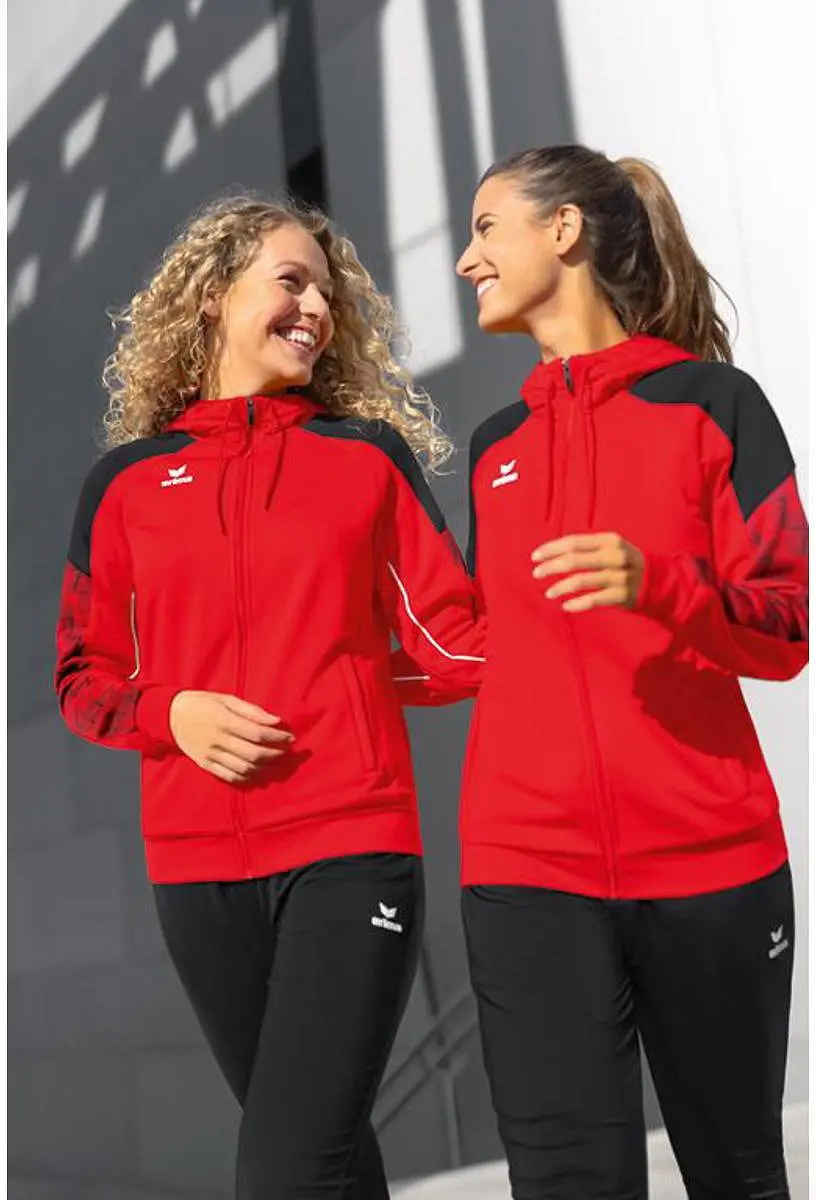 Erima Evo Star Trainingsjack Dames - Rood/Zwart