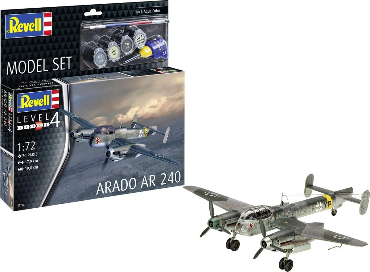 Revell Arado Ar 240 1:72 Modelbouwpakket
