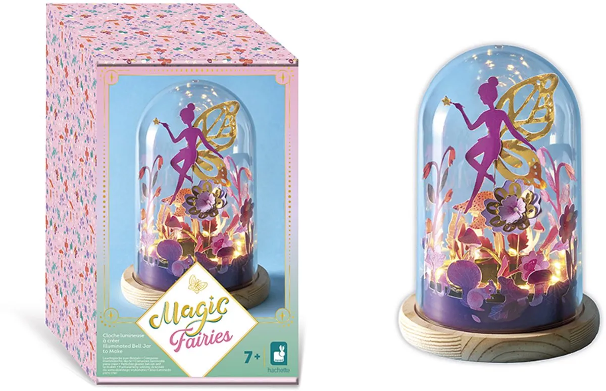Janod Magic Fairies Knutselpakket - Lichtgevende Stolp Multicolor - afbeelding 6 van 6