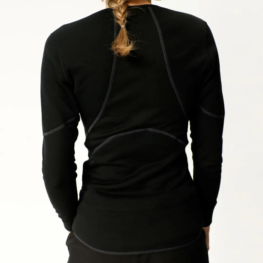 ODLO Active X-Warm Thermoshirt Dames XS - Zwart - afbeelding 6 van 6