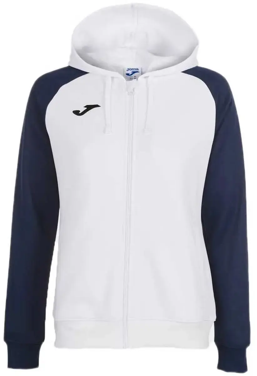 Joma Academy Iv Sweatshirt Met Rits Wit,Blauw 11-12 Years Meisje