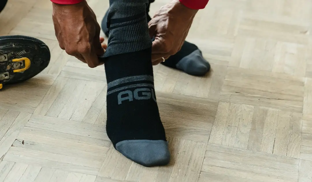 AGU Winter Fietssokken Merino Wol - Zwart