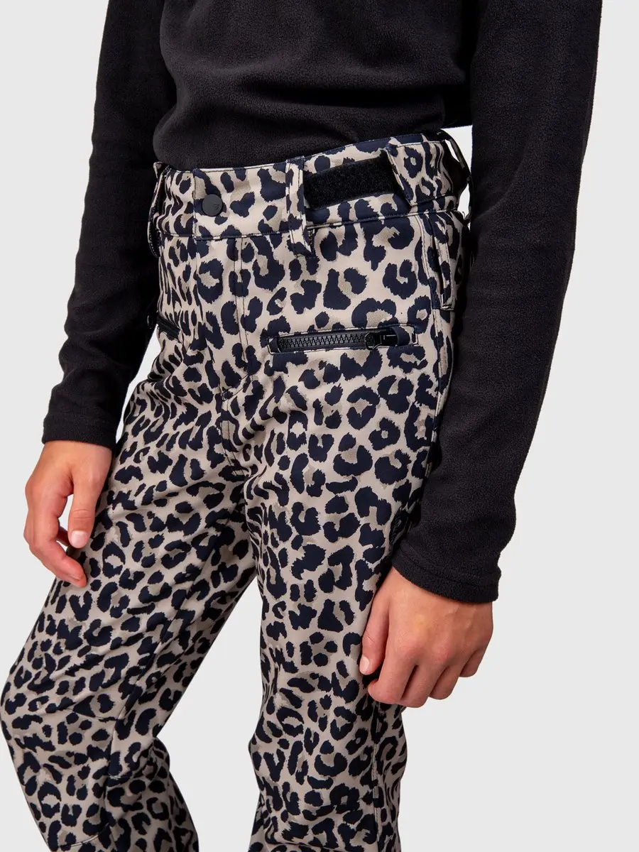 Brunotti Coldlaky-Print Softshell Ski Broek Meisjes 164 - Wild Thing Fungi - afbeelding 6 van 6