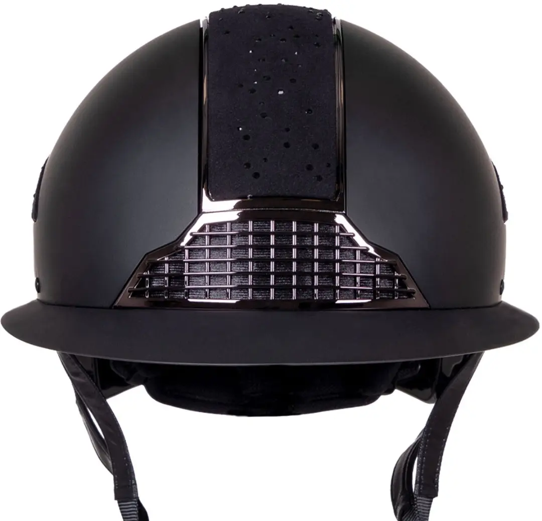 QHP Ohio Polo Visor - Zwart - Maat 59/61