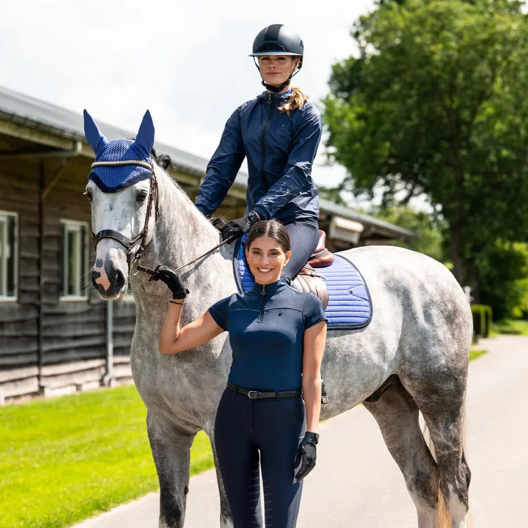 QHP RIJBROEK NYOMI HALFGRIP Donkerblauw