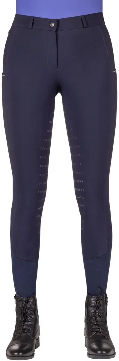 QHP Rijsbroek Nyomi Halfgrip - 42 Donkerblauw - afbeelding 6 van 6