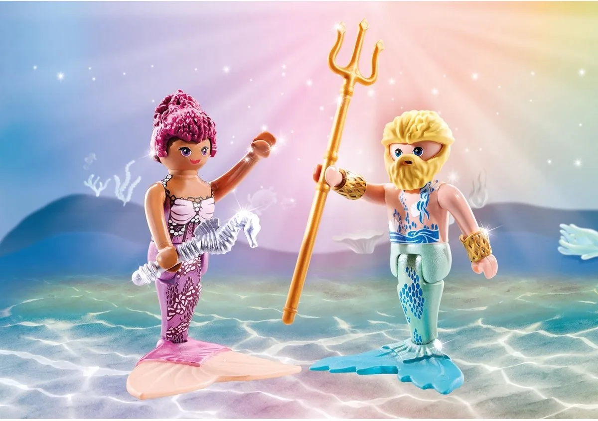 Playmobil Zeemeermin & Triton DuoPack 71799 - Multicolor