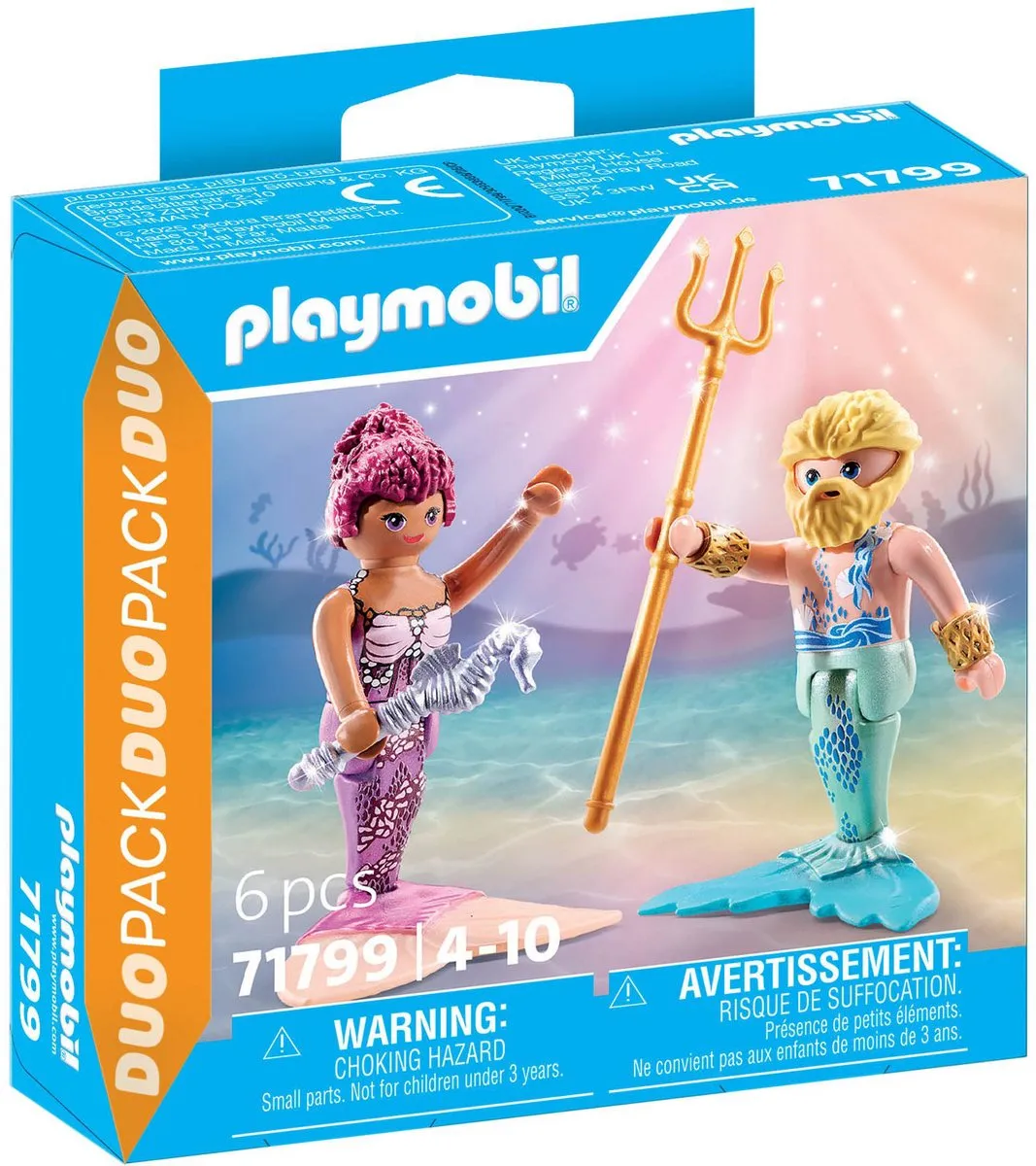 Playmobil Zeemeermin & Triton DuoPack 71799