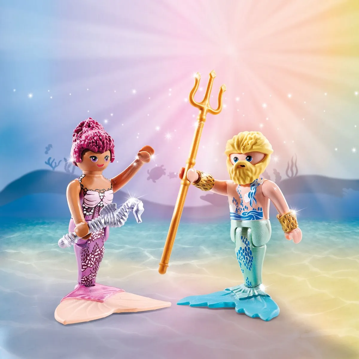 Playmobil Zeemeermin & Triton DuoPack 71799 - Multicolor