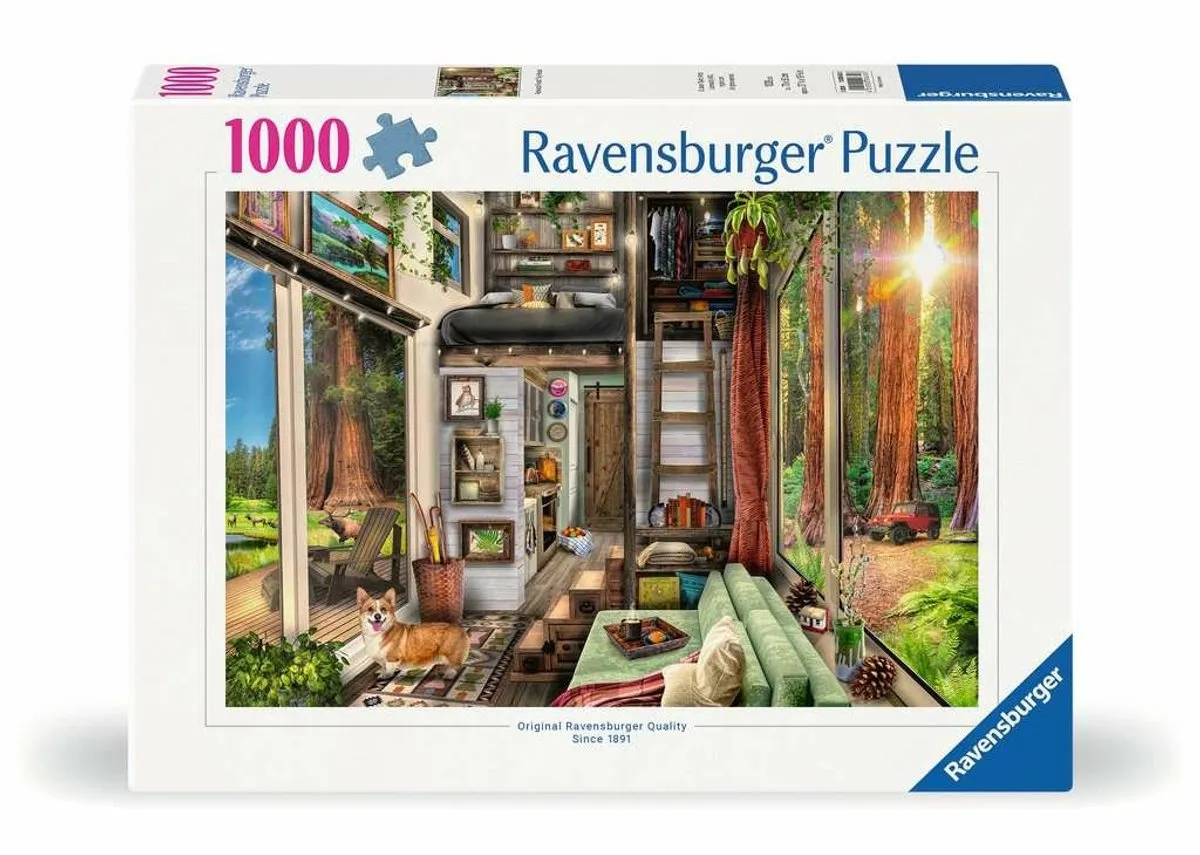 Ravensburger Tiny House Puzzel 1000 Stuks - Rood
