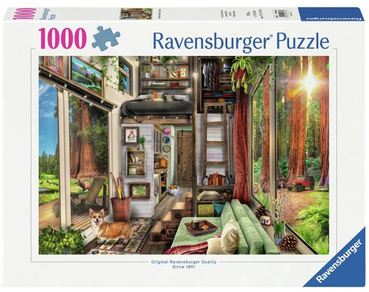 Ravensburger Tiny House Puzzel 1000 Stuks - Rood