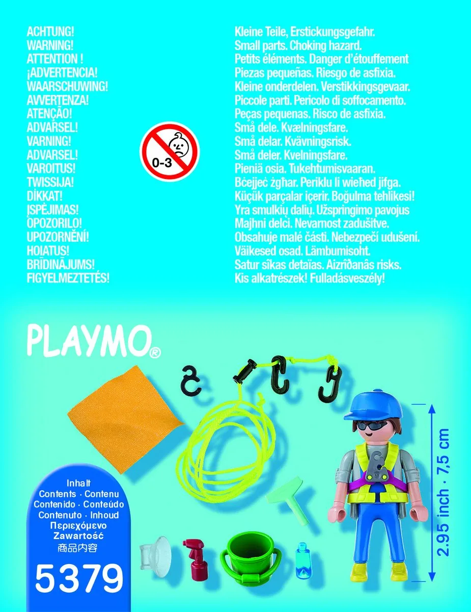 Playmobil Glazenwasser 5379 - Multicolor