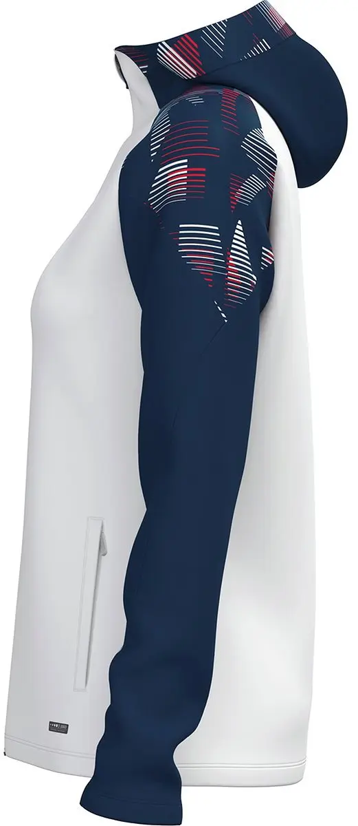 Jako Sonic Jas Dames - Wit/Marine/Rood - Maat 42