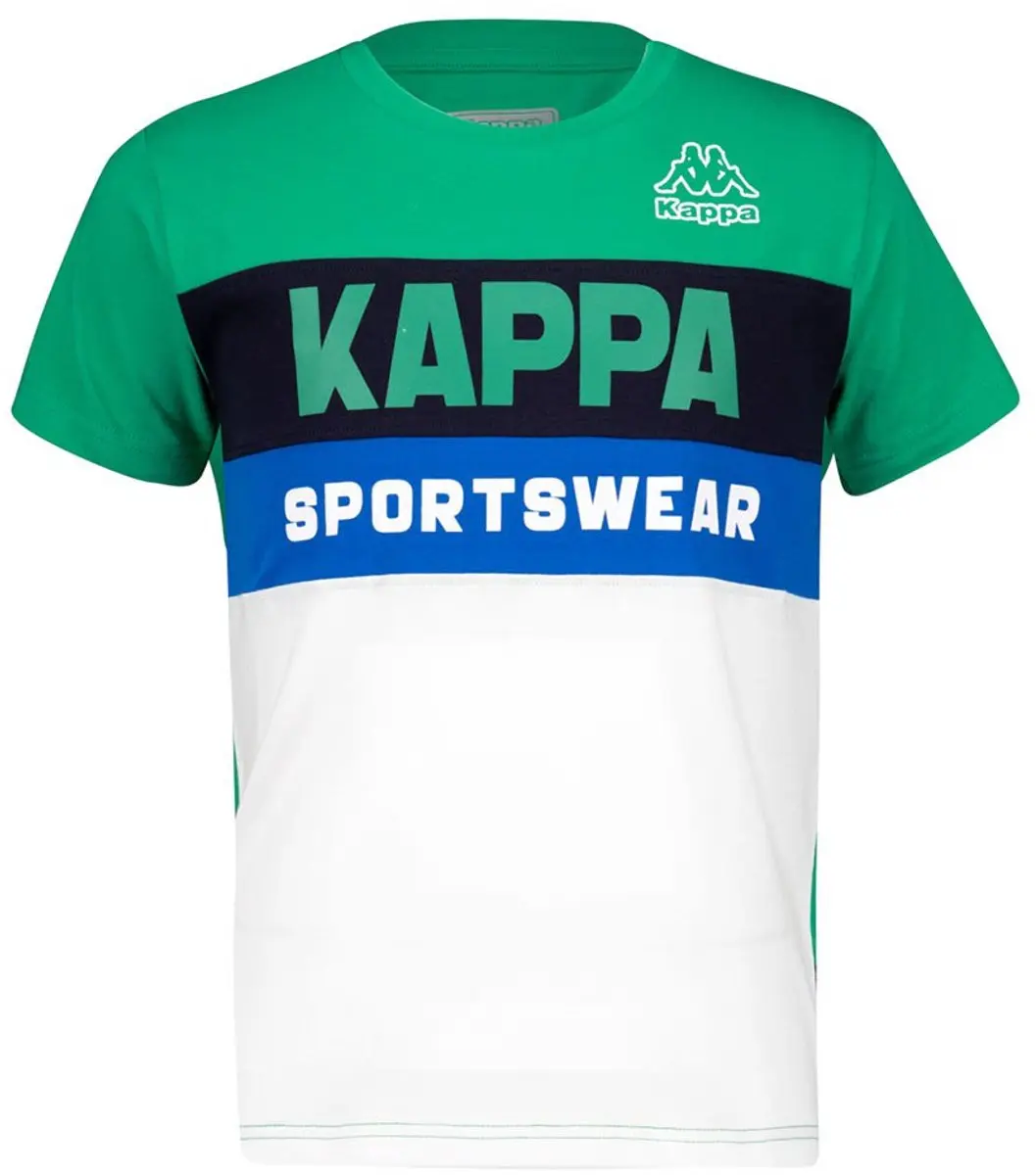 Kappa 8036m00058 T-shirt Met Korte Mouwen Groen 8 Years Kinderen