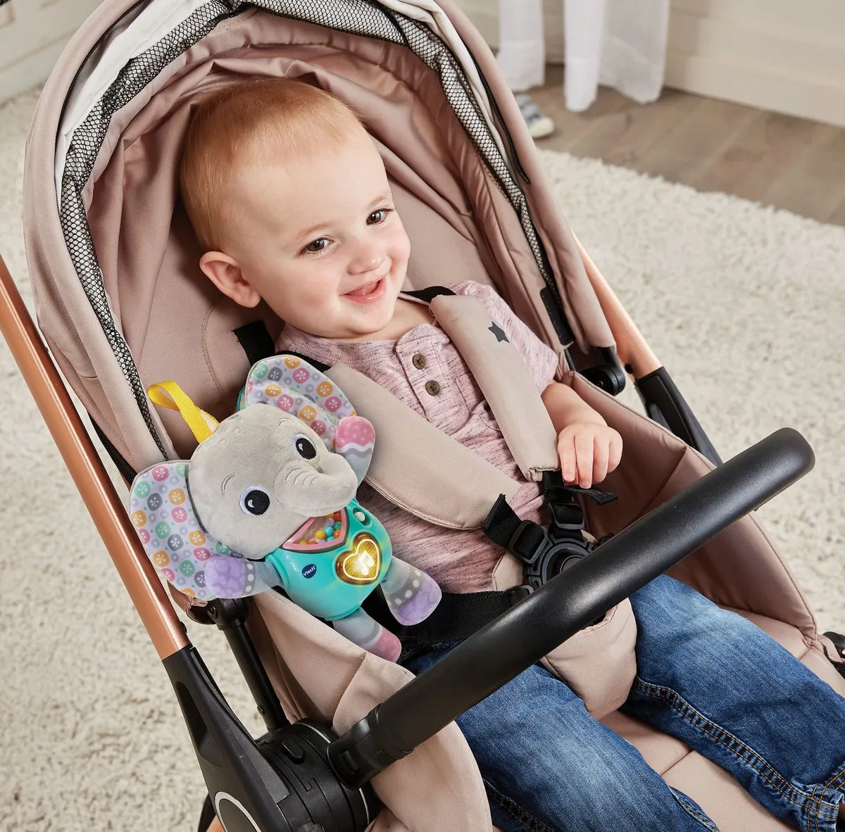 VTech Knuffel Olifantje Interactief Speelgoed - Multicolor