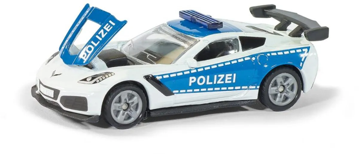SIKU Chevrolet Corvette ZR1 Politiewagen 1525 - Meerdere kleuren