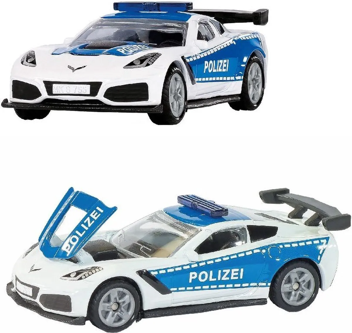 SIKU Chevrolet Corvette ZR1 Politiewagen 1525 - Meerdere kleuren